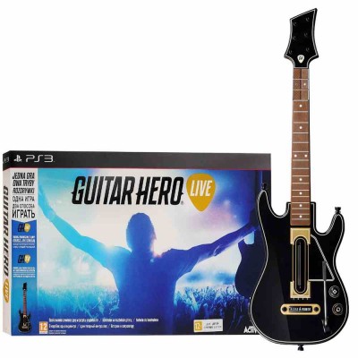 Guitar Hero Live Bundle (Гитара + игра) [PS3, английская версия]
